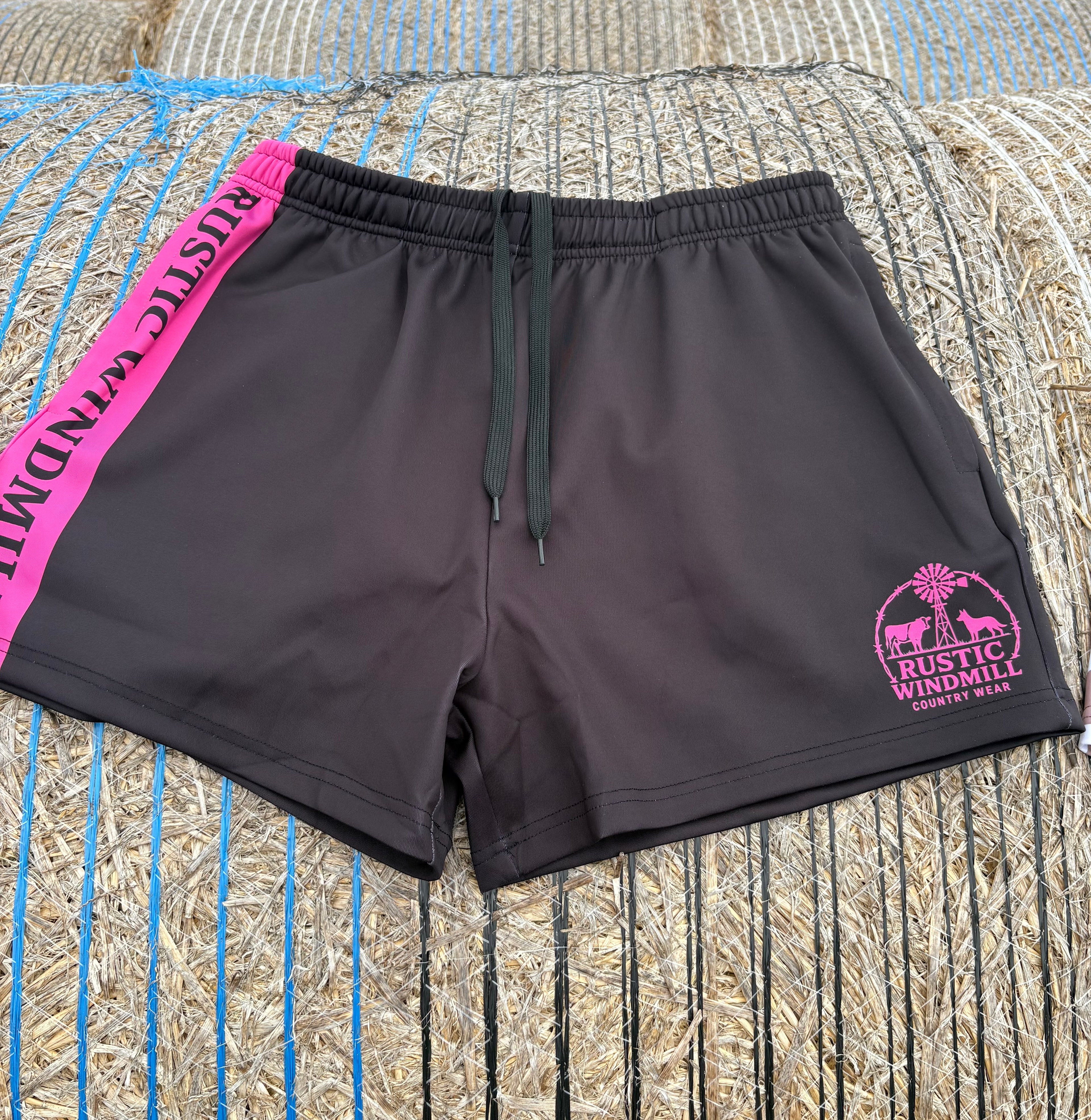 Hot Pink Footy Shorts