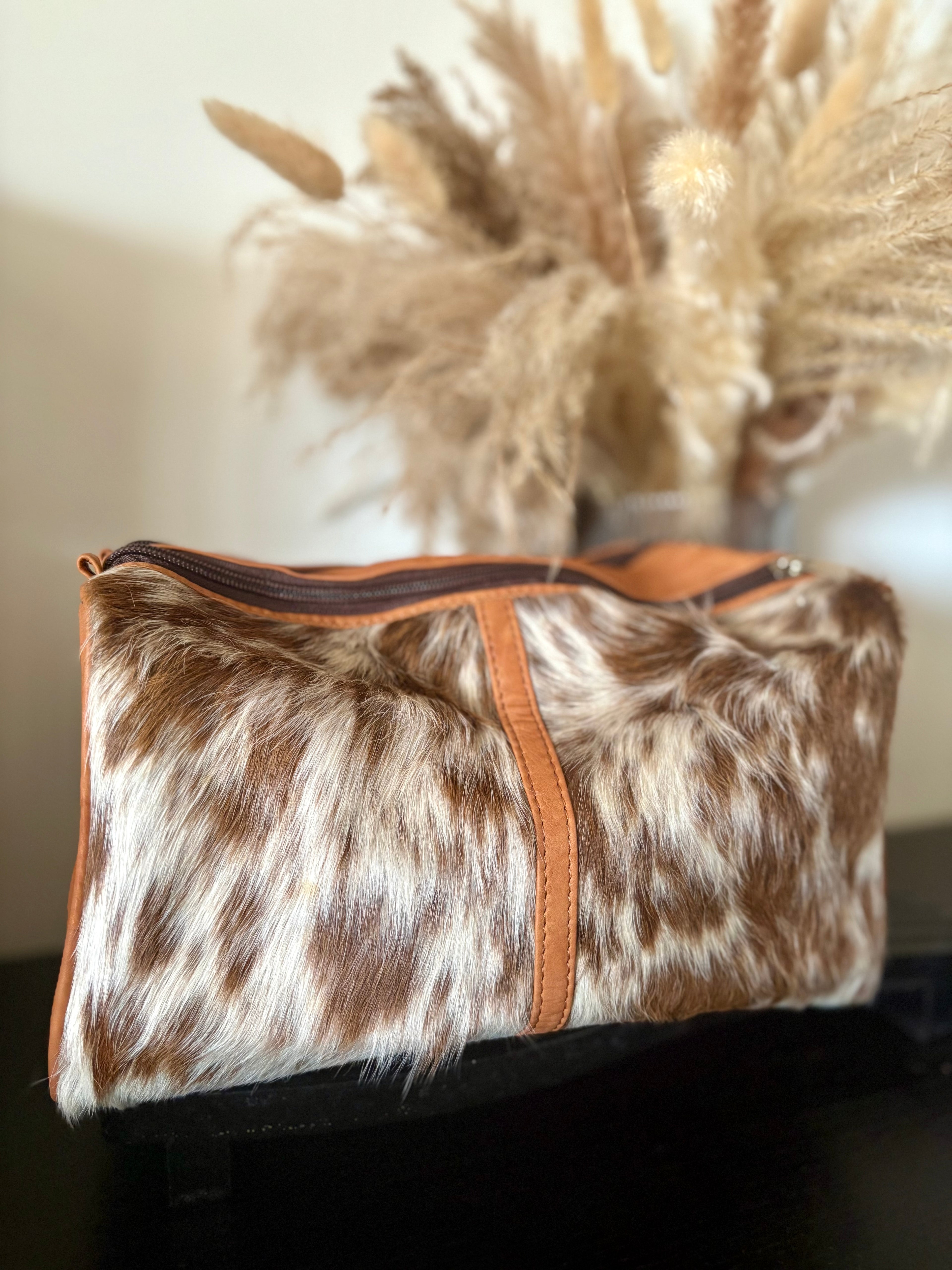 Cowhide Toiletry Bag