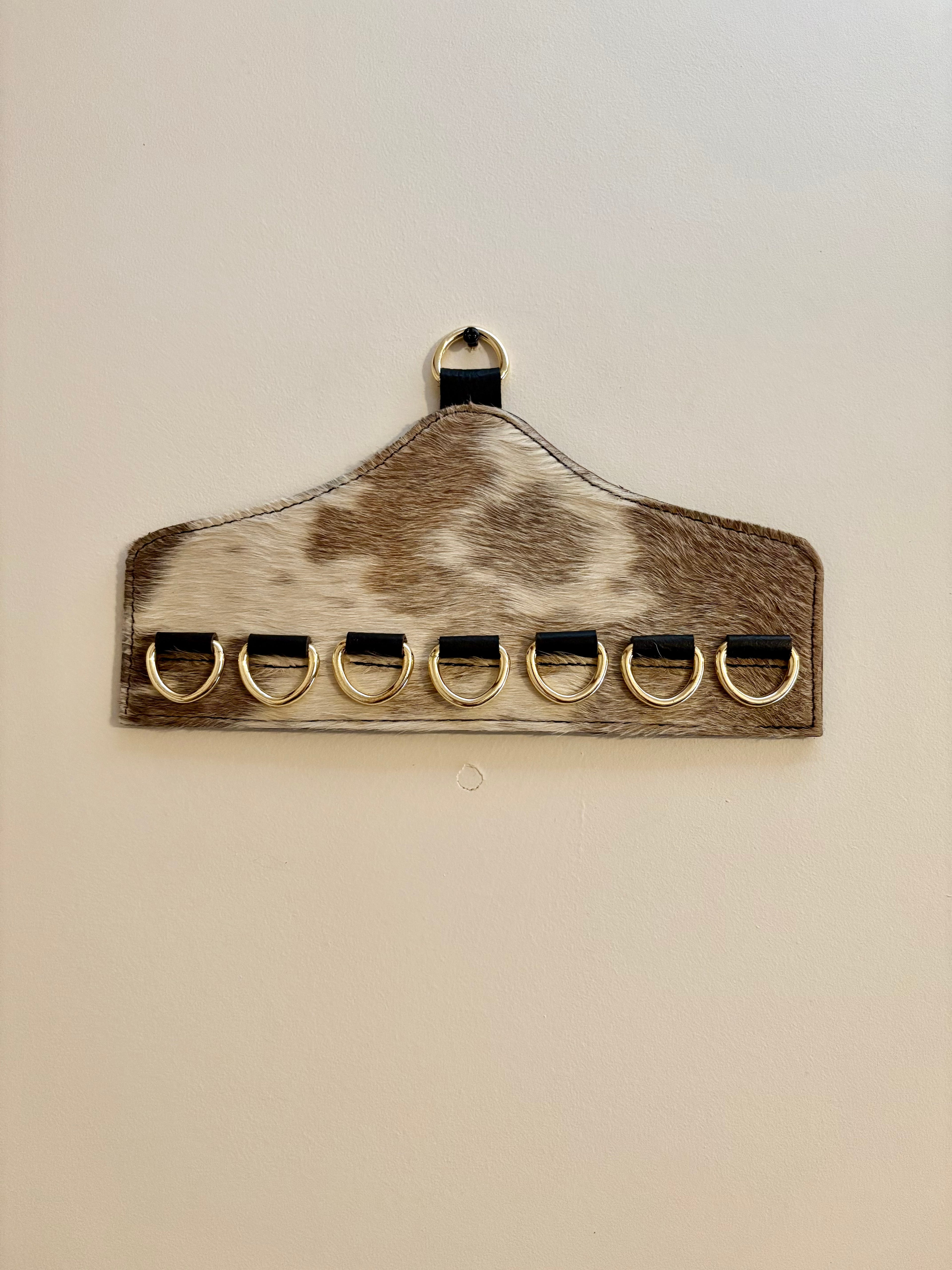 Cowhide Wild Rag Holder