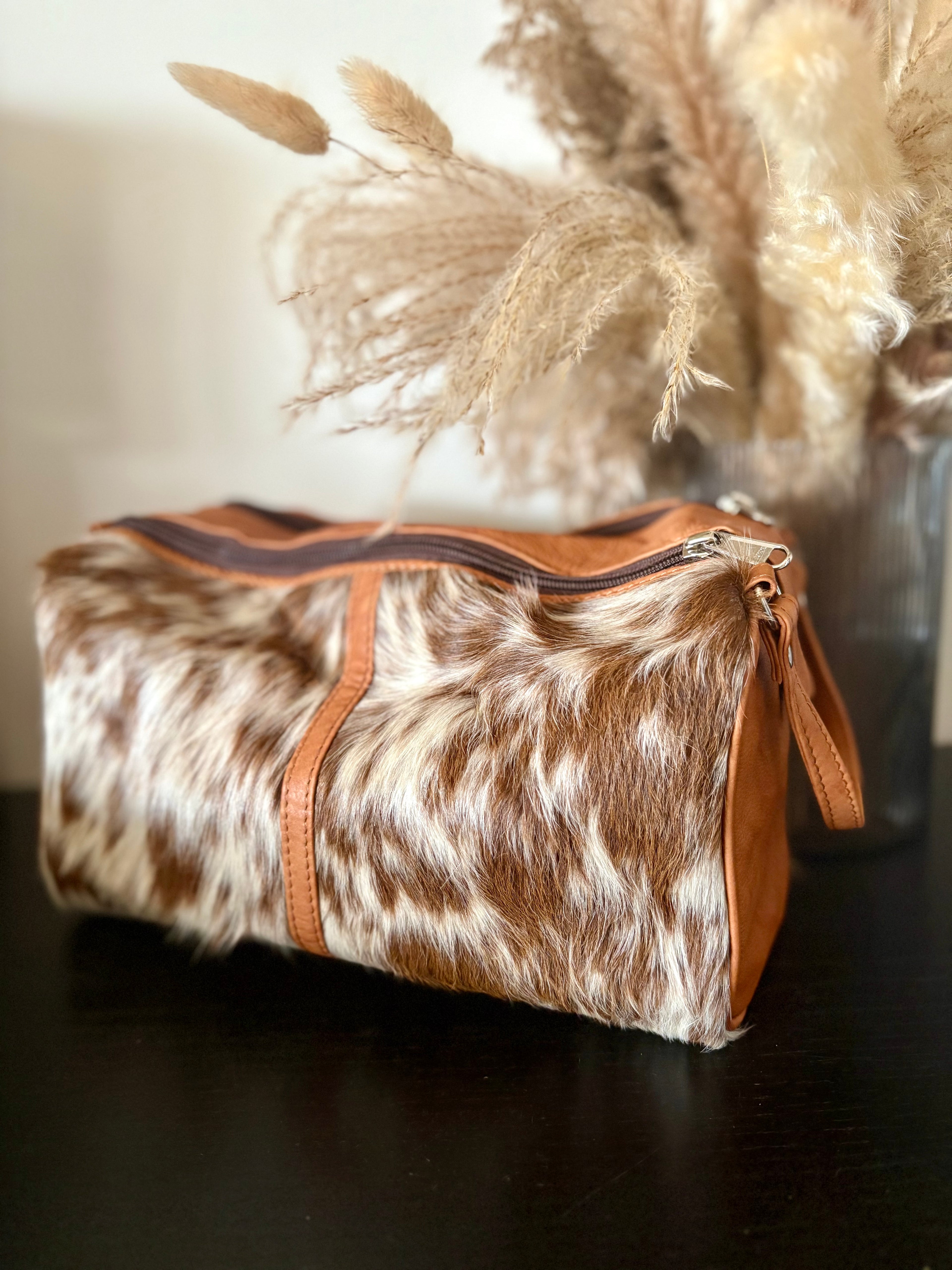 Cowhide Toiletry Bag