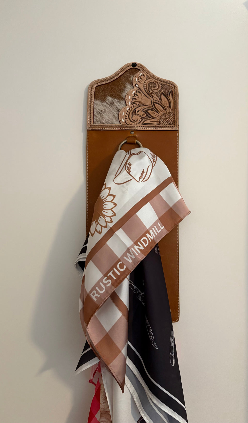 Cowhide Wild Rag Holders