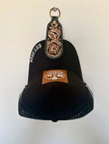Leather Tooled Magnet Hat Holders