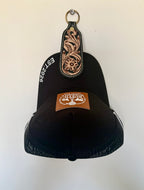 Leather Tooled Magnet Hat Holders