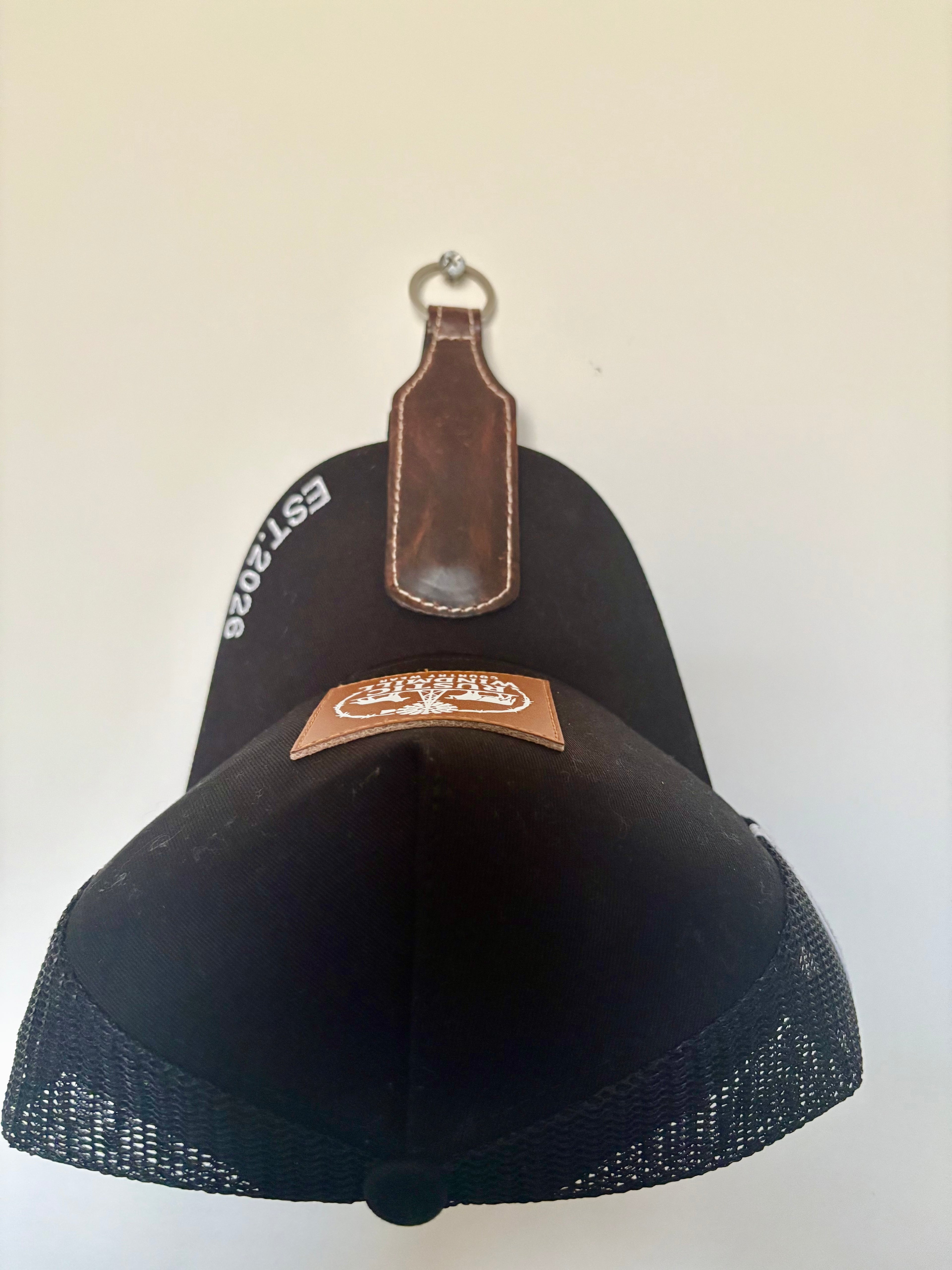 Leather Magnet Hat Holders