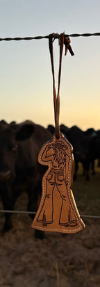Cowgirl Bag Tag