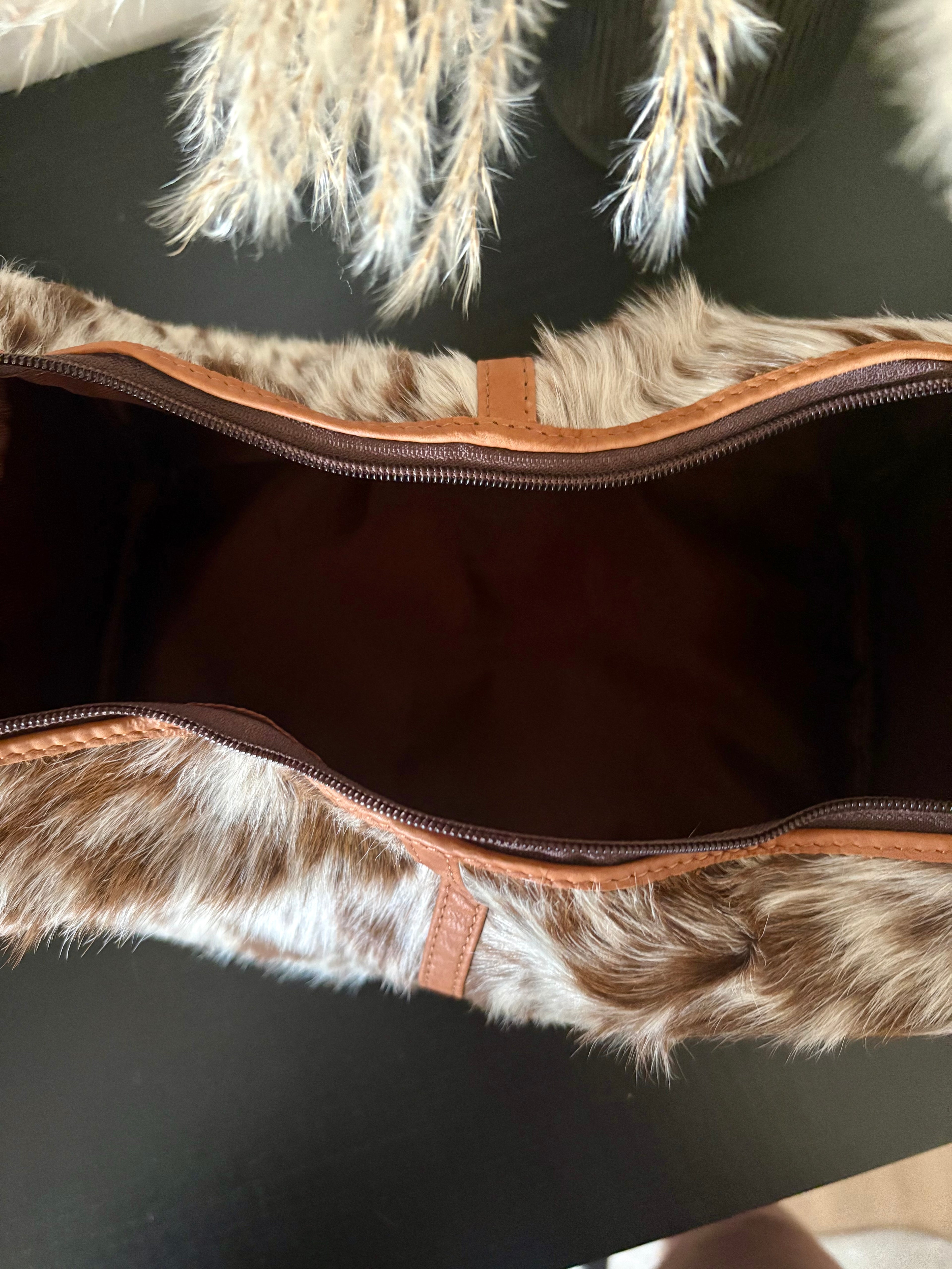 Cowhide Toiletry Bag