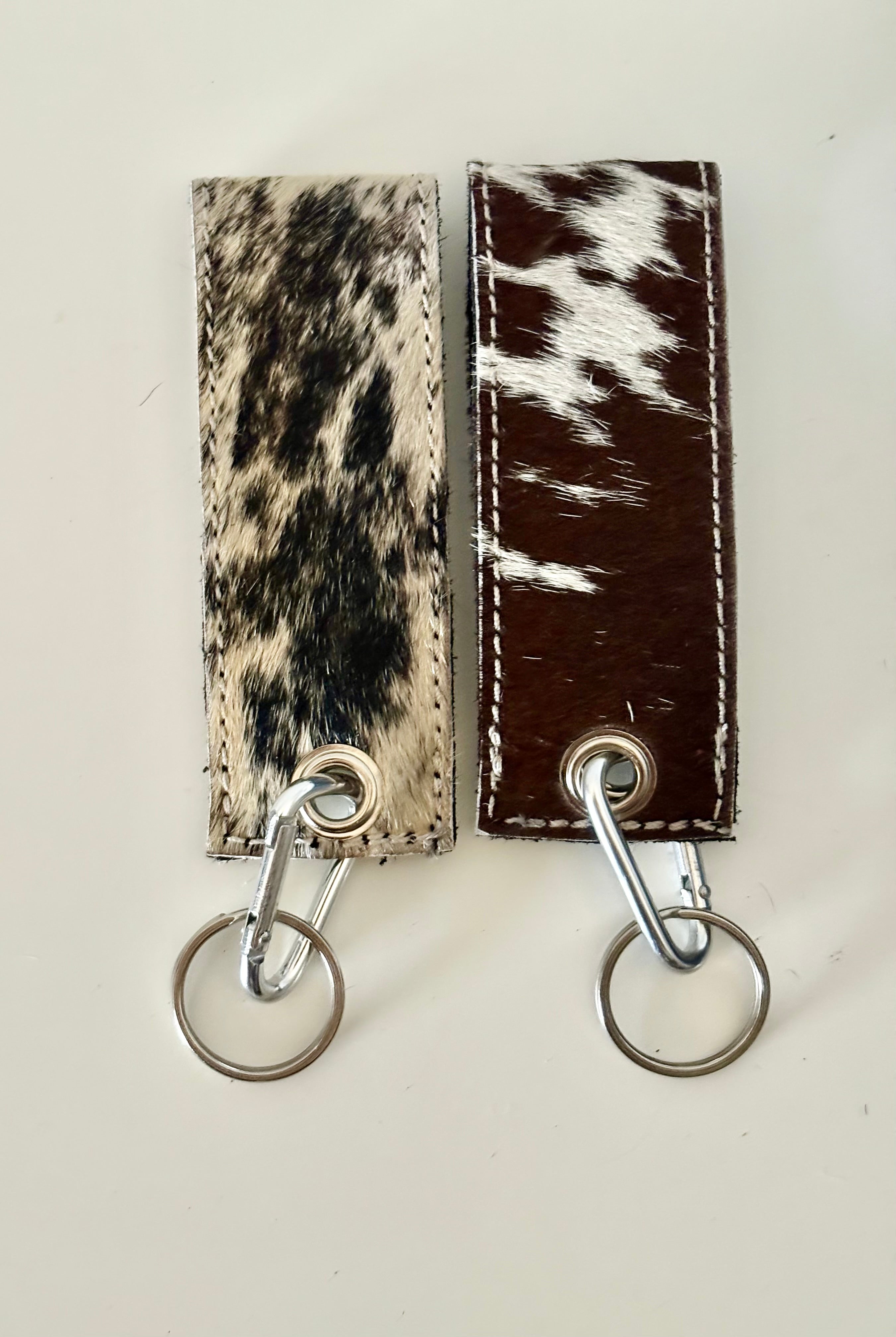 Cowhide Key Ring