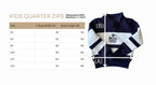 Kids Brown Quarter Zips