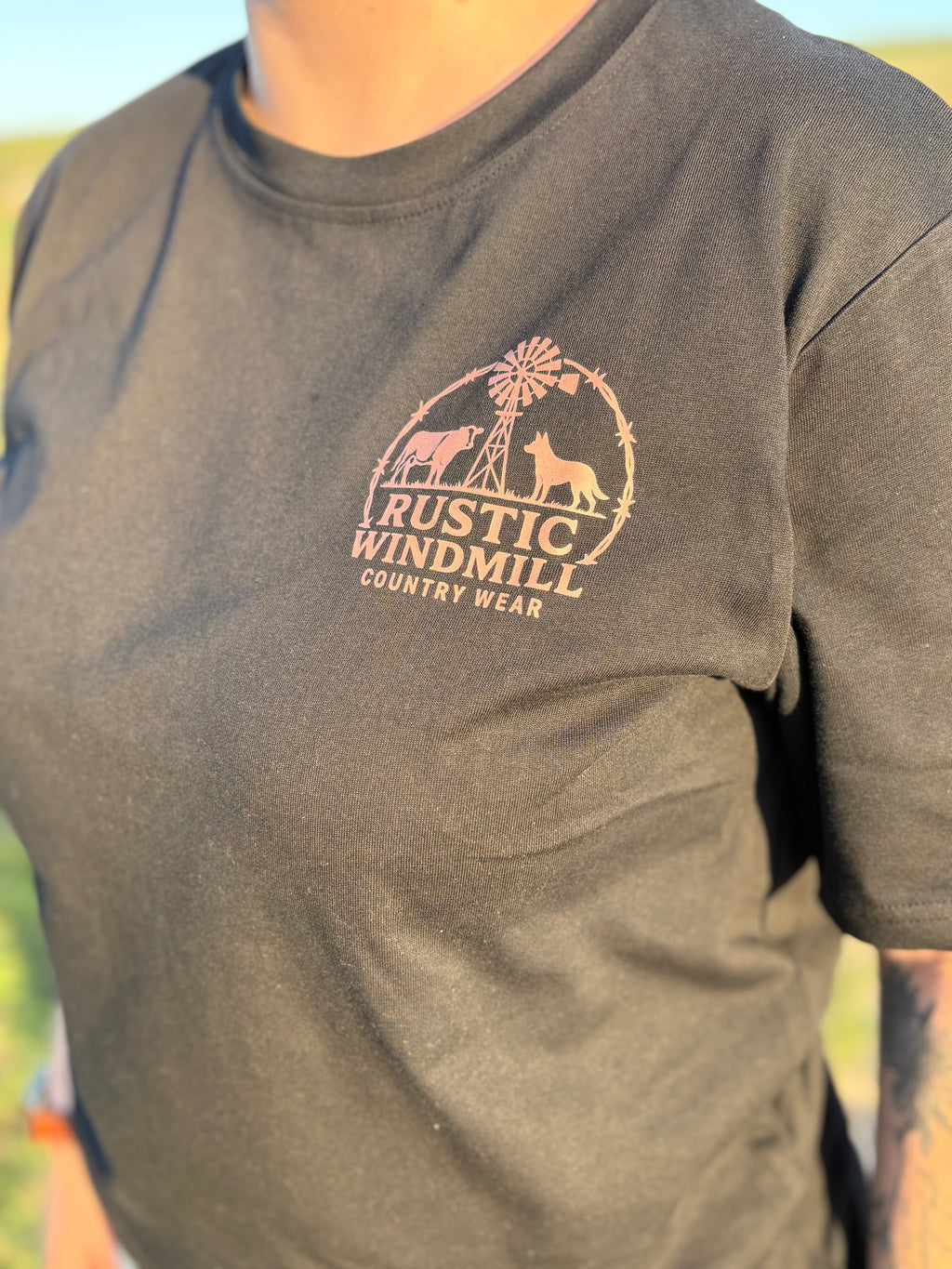 Adult Signature Light Brown Tee